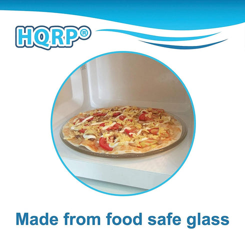 HQRP 10-1/2 inch Glass Turntable Tray - Compatible with Hamilton Beach Microwave Oven Cooking Plate