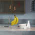 Blue Donuts Modern Chrome Banana Hanger for Kitchen Countertop