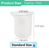 10 PCS 100ml Silicone Measuring Cups for Resin, Non-Stick Mixing Cups with Precise Scale for DIY Craft Jewelry