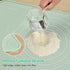 Silicone Pastry Mat 20"*16" Extra Thick Non Stick Baking Mat Food Grade Silicone Dough Rolling Bake Mat with Edge Heightening Green by EuChoiz