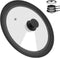 Universal Lid for Pots, Pans, and Skillets, Silicone Replacement Pan Cover for 11", 12", 12.5" Cookware