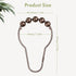 Amazer Decorative Bronze Shower Curtain Hooks - Stainless Steel Rust-Resistant - Set of 12 for Curtains