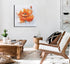 Niwo ART - Orange Poppies Flower Canvas Wall Art Home Decor, Framed and Ready to Hang