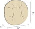 14 2 Pack Klear Vu Omega Gripper Non-Slip Tufted Round Barstool Cushion for Dining Rooms, Cafes, Bars and Restaurants