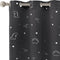 LORDTEX Dinosaur and Star Foil Print Blackout Curtains for Kids Room -