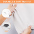 WochiTV Shelf Liner for Cabinets, Non-Adhesive Non-Slip Foam Mat for Kitchen, Bathroom, Drawer, White