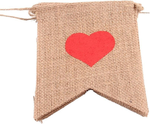 Family Banner Burlap Bunting - Family Reunion Sign & Photo Booth Props for Adoption & Reunion Party Decorations