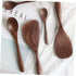 Black Walnut Cutlery Set, Wooden Kitchen Tool, Cooking Utensils, Rice Spoon, Honey Spoon, Japanese-style Child Scoop