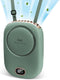 Portable Neck Fan, Hands-Free Hanging Fan with Adjustable Lanyard, USB Rechargeable Bladeless Mini Fan for Travel