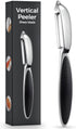 Selthoo One-piece vegetable peeler with ergonomic non-slip handle and sharp blade, sturdy and