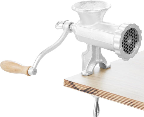 1 2 3 VEVOR Manual Meat Grinder, Heavy Duty Cast Iron Hand Meat Grinder with Steel Table Clamp, Meat Mincer Sausage