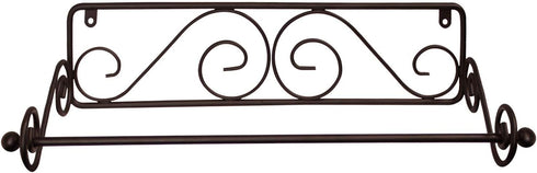 Blue Donuts Farmhouse Paper Towel Holder, Wall Mount, Easy One-Handed Tear Kitchen Dispenser, Bronze