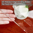 30 Inch 1.5mm NECAUX Round Clear Table Cover Protector, Thick Upgraded Version, Unshrinkable Waterproof Scratch