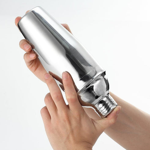 Pro Mixing 25oz Stainless Steel Cocktail Shaker, No Leaks, Solid Martini/Drink Shaker