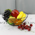 ginojex 21 Set Pcs Simulation Fruits Mixed Lifelike Artificial Grape Fake Apple Lemon Banana for Home Decor Photography