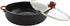 IMUSA USA Black 4.4Qt Stone Caldero with Woodlook Handles and Knob, 4.4 Quart by Imusa