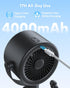 17H 5 360Rotate AMACOOL Baby Stroller Fan, Rechargeable Portable Clip on Fan, Cooling with Speeds, LED Display