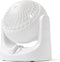 IRIS USA WOOZOO Fan, Small Desk Fan, 3 Speeds, 32ft Max Air Distance, Mini 7 Inch Fan, Low Noise, White