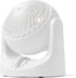 IRIS USA WOOZOO Fan, Small Desk Fan, 3 Speeds, 32ft Max Air Distance, Mini 7 Inch Fan, Low Noise, White