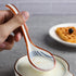 4pcs Asian Ceramic Soup Spoon Set, Korean Ramen Spoons, Japanese Porcelain Soup Spoon for Noodles, Pho, Dumplings