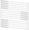 GFDesign 15-Piece Drinking Straw Cleaning Brushes Set, Nylon Bristles, Stainless Steel Handle - 8" x 3/8" (10mm)