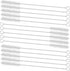 GFDesign 15-Piece Drinking Straw Cleaning Brushes Set, Nylon Bristles, Stainless Steel Handle - 8" x 3/8" (10mm)