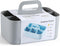 Multiuse Caddy Organizer with Handle, Stackable Plastic Bin Basket for Art Supplies, Makeup, Kitchen, Office, Grey