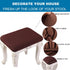 Rectangle,4 Pack Counter ANWUCHEN Stool Covers Stretch Rectangle Bar Stool Covers Elastic Vanity Stool Cover Jacquard