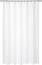 Barossa Design Waterproof Fabric Shower Curtain or Liner - Standard Size, Satin Damask Striped, 72x72 Inches