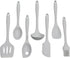 Chef Craft Premium Silicone Cooking Ladle, 11.25 inch, Gray