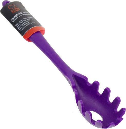 Chef Craft Premium Silicone Spaghetti/Pasta Fork - 11.5 inch, Purple