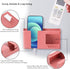 D3 Wall Mount Phone Holder, Punch-Free Mobile Phones Charging Stand, Sticky Remote Control Storage Box, White