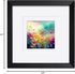 8x8 Picture Frame, Black Pine Wood with Mats for 5x5 or 4x4 Pictures, Square Photo Frames for Home Office Decor