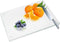 Transparent Glass Cutting Board for Kitchen Countertop, 16"x12", Rubber Non-Slip Feet, Dishwasher Safe
