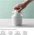 DOWAN Porcelain Butter Crock, French Butter Dish for Fresh Spreadable Butter, Butter Keeper with Water Line, No More