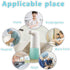 LAOPAO Automatic Foaming Soap Dispenser, Hand Free Touchless Countertop Soap Pump for Kitchen & Bathroom, Blue
