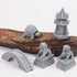 ZORZA Mini Chinese-Style Sandstone Figurines, Enchanting Garden Bridge for Fairy Gardens and Miniature Decor