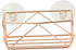 Kitchen Details Copper Geode Suction Cup Sponge Holder | Durable Iron Construction | Rust Resistant Finish