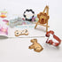 Dog Cookie Cutter Set of 3 - Stainless Steel Dog, Paw Print, and Dog Bone Cutters