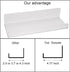 Shelves,6 Pack 15 Inch Sooyee Acrylic Floating Wall Shelves, Funko Pop Display Shelf,Invisible Kids Book Shelf,Picture