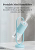 Portable Mini Humidifier, Compact 360° Rotating Cool Mist Air Humidifier Automatic Shutdown for Office for Home for Travel (#1) by Wisoqu