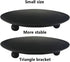 YYaaloa 2 pcs Black Decorative Iron Plate Candle Holder - 4.33'' Stand for LED & Wax Candles, Incense Cones (Black-2