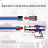 Leemone Quick Release Wand for Dyson V7 V8 V10 V11 V15 Cordless Stick Vacuum Cleaner, Extension Wand (Blue)