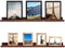 AZSKY 48 Inch Long Floating Shelves for Wall Large Picture Ledge Walnut