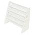 UNiPLAY Kids 4-Tier Book Storage Organizer with Sling Book Pockets, Plastic Sling