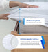 King Mattress Protector, Waterproof Mattress Pad Cover, Soft Breathable Cotton Terry for Pets Kids Adults