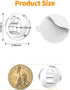 ispneay 100 Clear Mini Light Clips: Small Hooks with Adhesive Strips for Indoor String Light - Plastic Damage Free Wall
