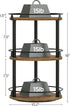 Set 2 3-Tier Countertop, SR23L2BR YATINEY Spice Rack, of Lazy Susan Organizer, Turntable Organizer For Cabinet, Compact