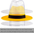LADYBRO 10Sets Wide Brim Fedora Hat Holder - 360° Protect Hats in Travel, Plastic Cap Mold Protectors