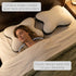 pillosophy SleepTheory Pillow Butterfly Shape Memory Foam Core Contoured for Neck & Shoulder Alignment Washable Cover